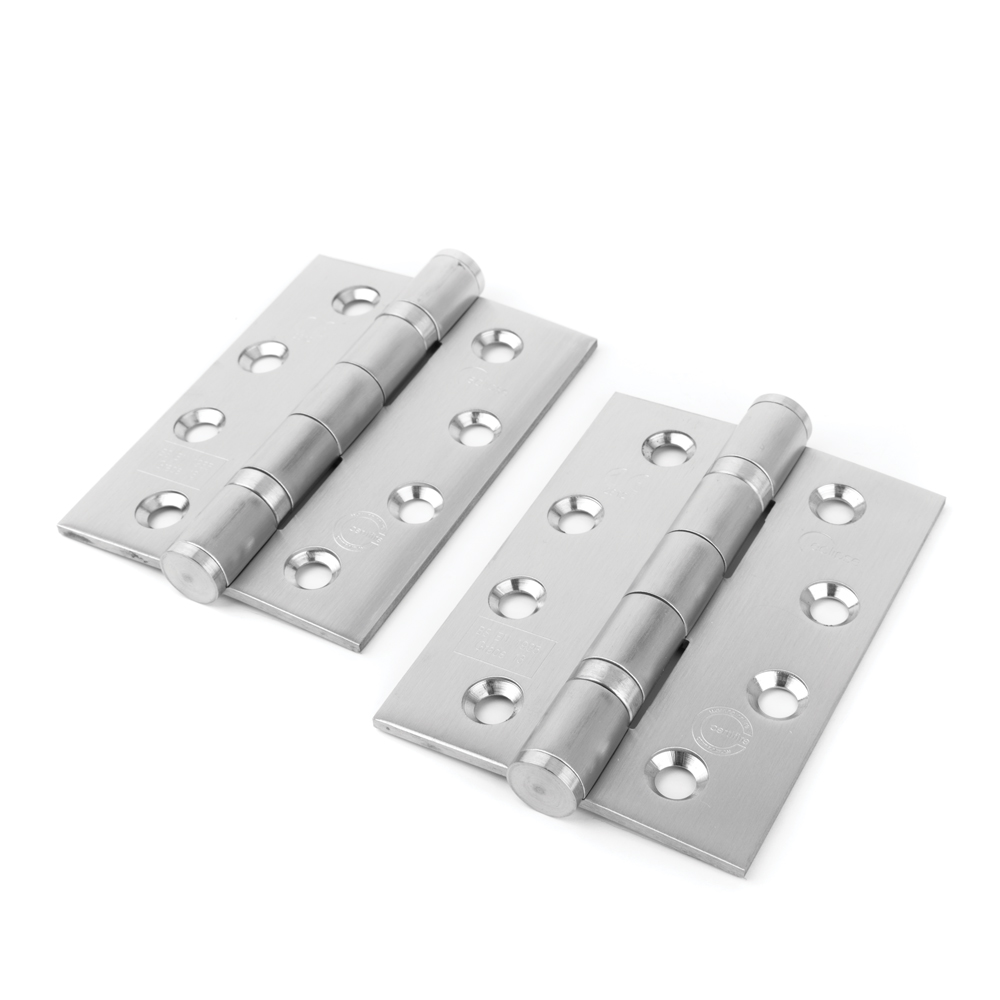 Eclipse 4 Inch (102mm) Ball Bearing Hinge Satin Stainless Steel (Sold